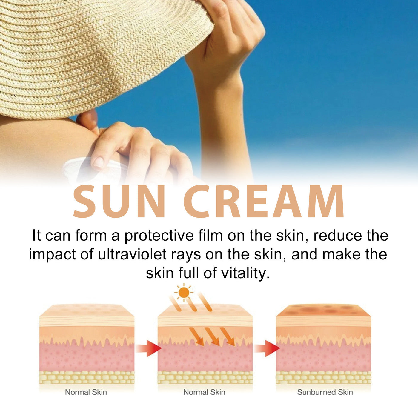 Refreshing Not Oily Rice protective cream